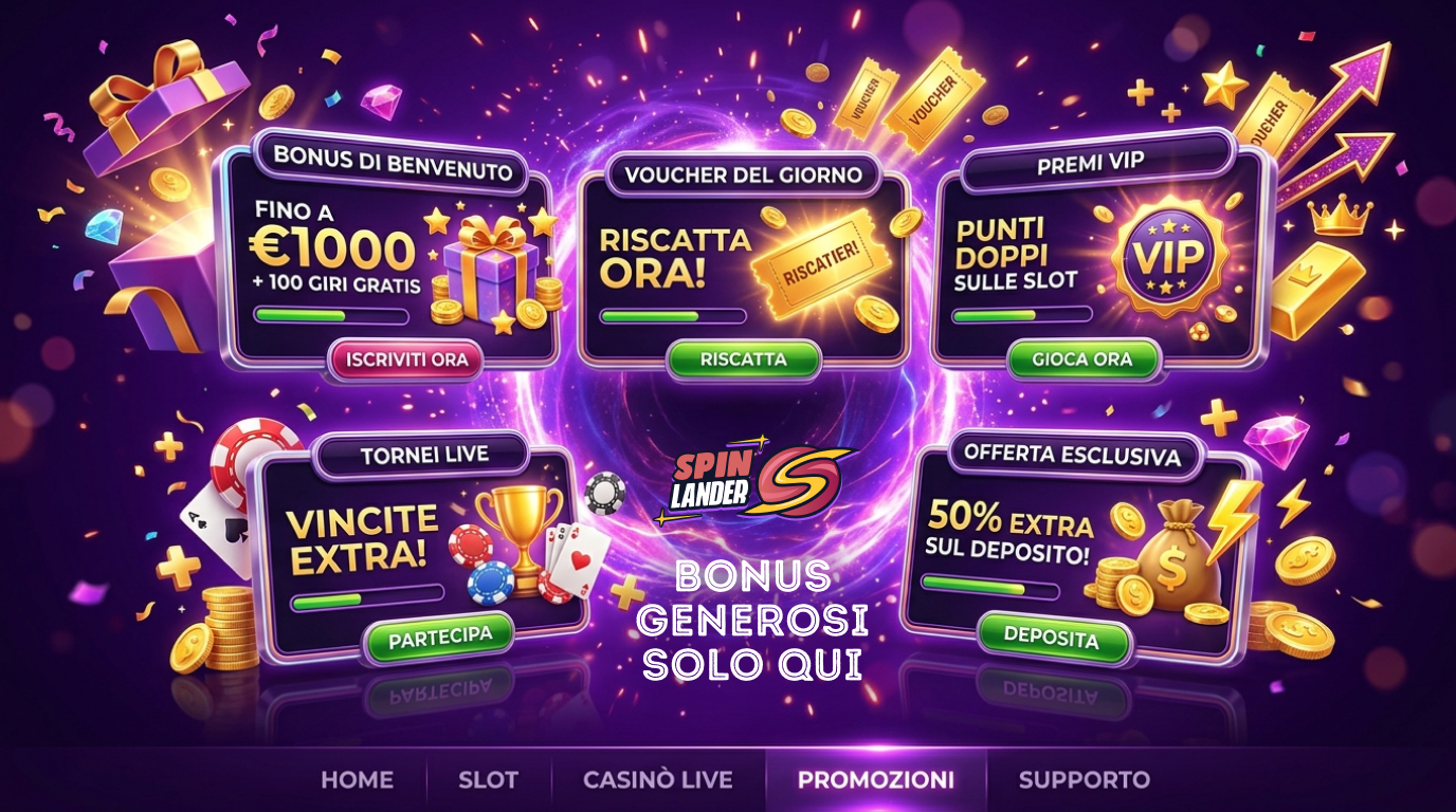Das Spinlander Online Casino hat eine Menge großzügiger Boni
